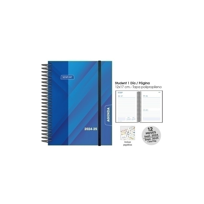 18071241-AG.ESC.SF. STUDENT D/P 12x17 PRISMA AZUL precio por 1 unidades