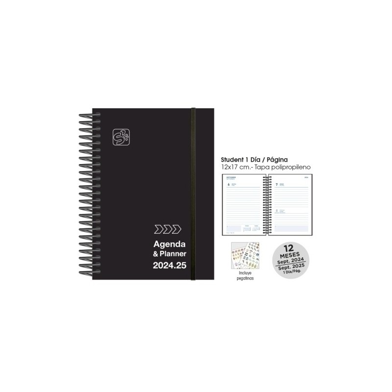 180712416-AG.ESC.SF. STUDENT D/P 12x17 ACADEMIC NE precio por 1 unidades