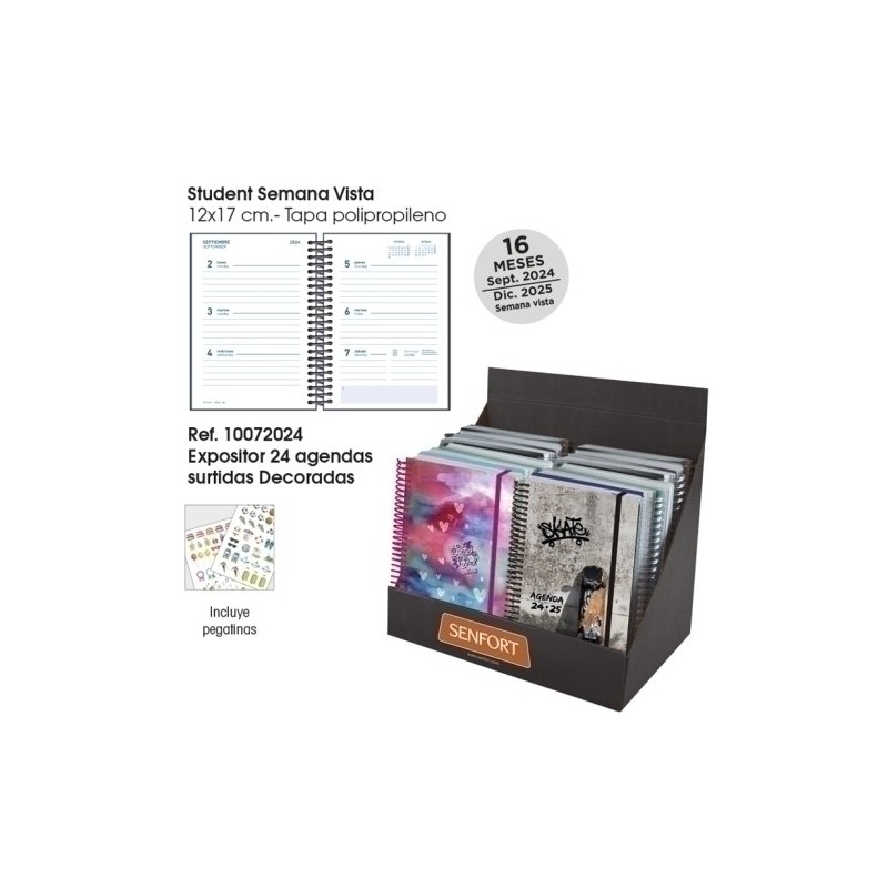 10072024-AG.ESC.SF. STUDENT S/V 12x17 EXP.24 precio por 1 unidades