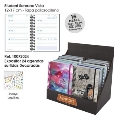 10072024-AG.ESC.SF. STUDENT S/V 12x17 EXP.24 precio por 1 unidades