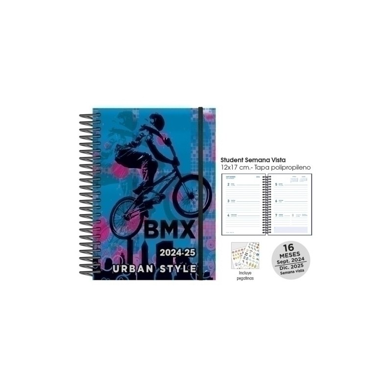 12372241-AG.ESC.SF. STUDENT S/V 12x17 BMX precio por 1 unidades