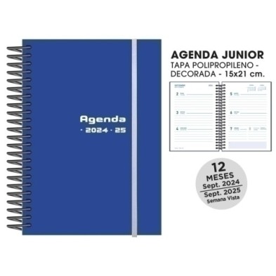 18073241-AG.ESC.SF. JUNIOR S/V 15x21 AZUL precio por 1 unidades