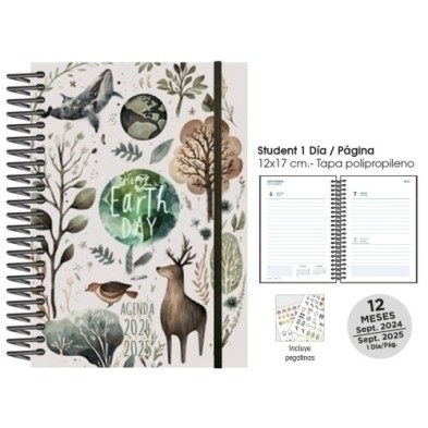 19071241-C-AG.ESC.SF.CAT. STUDENT D/P 12x17 ECOLOGY precio por 1 unidades