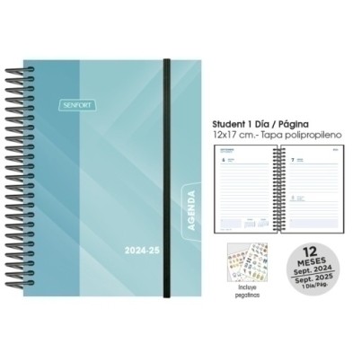 18071248-C-AG.ESC.SF.CAT. STUDENT D/P 12x17 PRISMA precio por 1 unidades