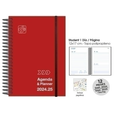 180712412-C-AG.ESC.SF.CAT. STUDENT D/P 12x17 ACADEMI precio por 1 unidades
