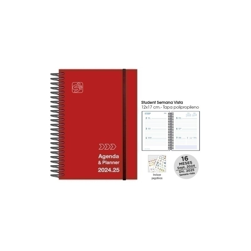180722412-C-AG.ESC.SF.CAT. STUDENT S/V 12x17 ACADEMI precio por 1 unidades