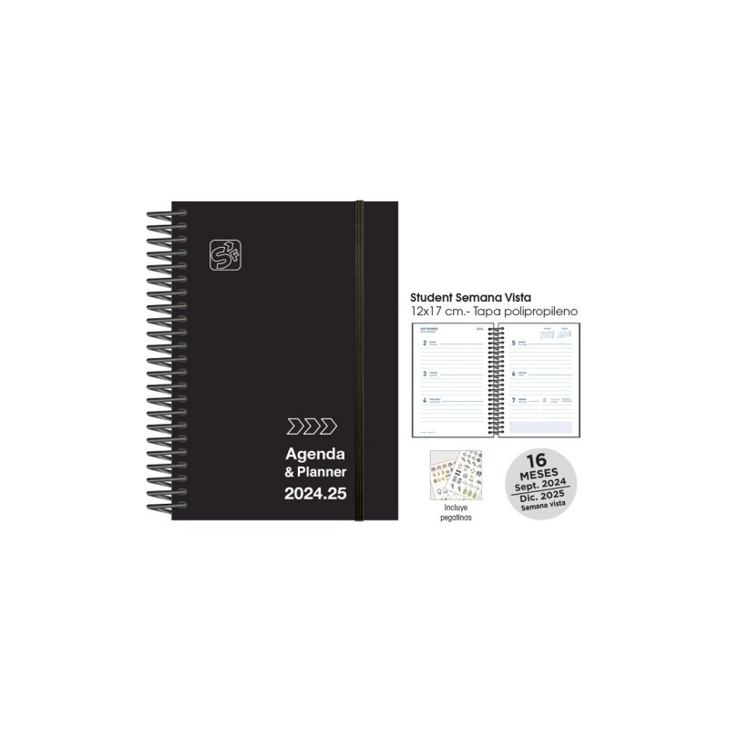 180722416-C-AG.ESC.SF.CAT. STUDENT S/V 12x17 ACADEMI precio por 1 unidades