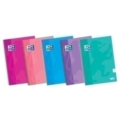 400122765-BLOCK OXF.SCH.EXTRA Fº 80h CD.4 COL.(5) precio por 5 unidades