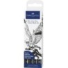 267194-ROTUL.FABER PITT ARTIST NEGRO P/4 precio por 1 unidades