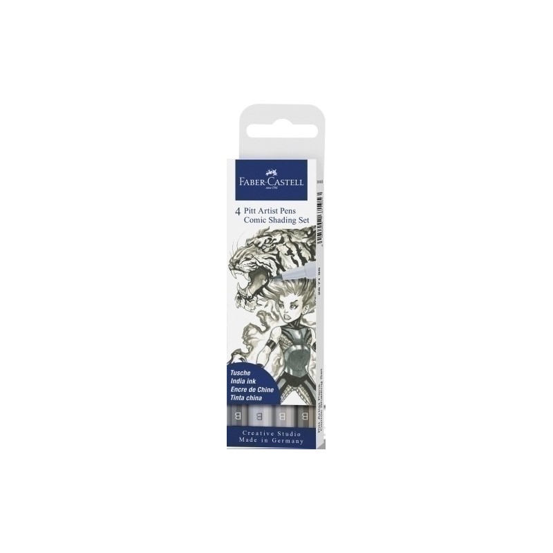 267195-ROTUL.FABER PITT ARTIST GRIS P/4 precio por 1 unidades