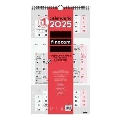 781580025-CAL.FIN. PARED 3 MESES VISTA 236x430 precio por 1 unidades