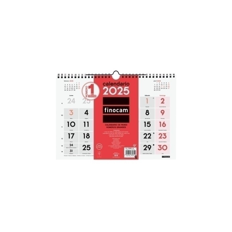 780000025-CAL.FIN. PARED MES M 300x210 precio por 1 unidades