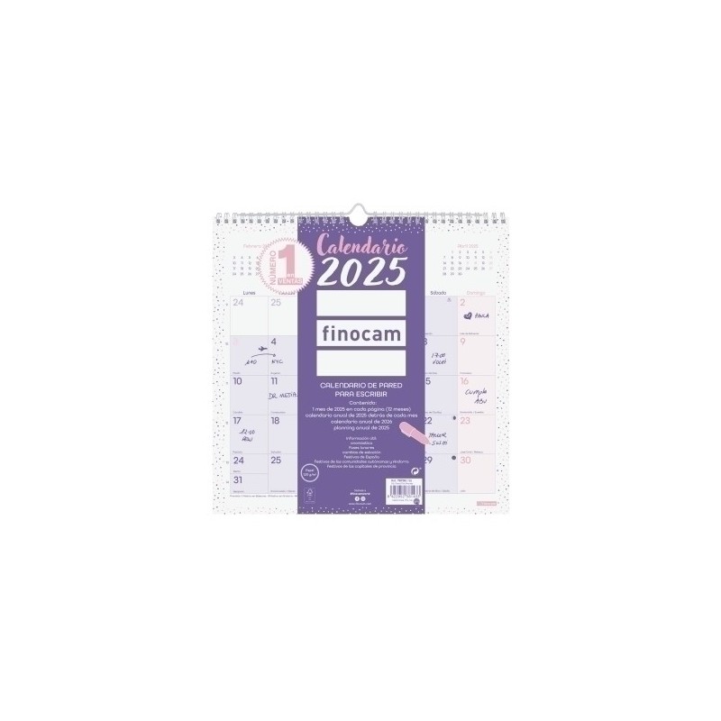 787002725-CAL.FIN. PARED MES CHIC 300x300 MORADO precio por 1 unidades