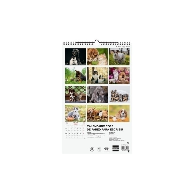 780553925-CAL.FIN. PARED 250x400 PERROS Y GATOS precio por 1 unidades