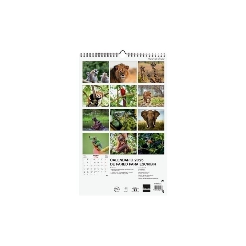 780555025-CAL.FIN. PARED 250x400 FAUNA SALVAJE precio por 1 unidades