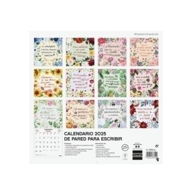 780304925-CAL.FIN. PARED 300x300 FRASES precio por 1 unidades