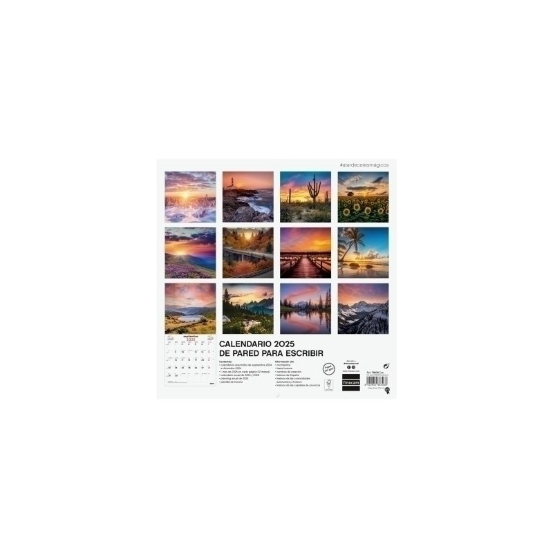 780305225-CAL.FIN. PARED 300x300 ATARDECERES precio por 1 unidades