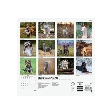 781235225-CAL.FIN. INT. PARED 180x180 DOGS precio por 1 unidades