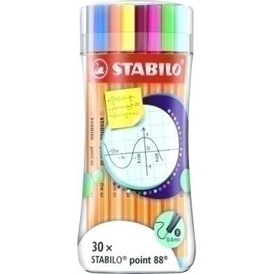 8830-4-ROTUL.STABILO POINT 88 SLEEVE PACK E/30 precio por 1 unidades