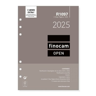 711610025-RECAM.AG.F. R1097 OPEN 1000 ANUAL 2D/P precio por 1 unidades
