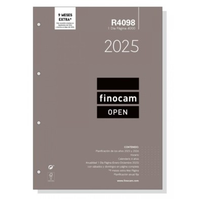 711650025-RECAM.AG.F. R4098 OPEN 4000 ANUAL D/P precio por 1 unidades
