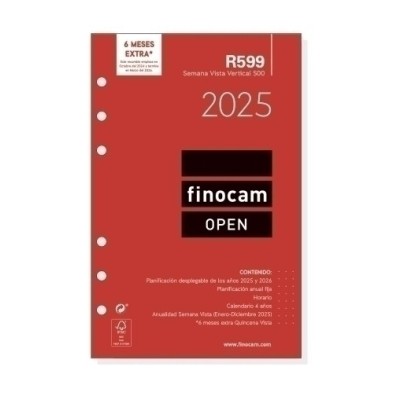 711500025-RECAM.AG.F. R599 OPEN 500 ANUAL S/V precio por 1 unidades