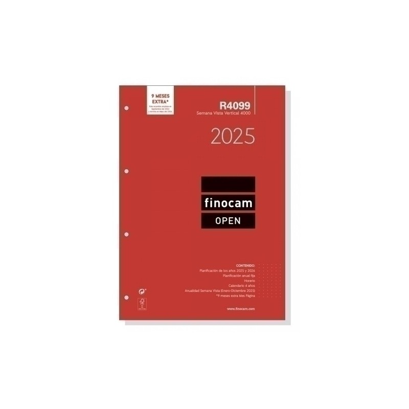 711640025-RECAM.AG.F. R4099 OPEN 4000 ANUAL S/V precio por 1 unidades
