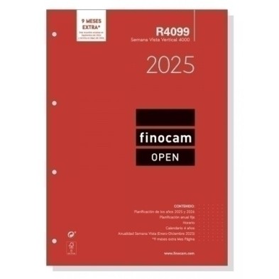 711640025-RECAM.AG.F. R4099 OPEN 4000 ANUAL S/V precio por 1 unidades
