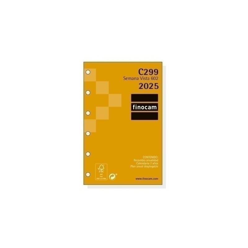 201240025-RECAM.AG.F. C299 CLASSIC 602 ANUAL S/V precio por 1 unidades