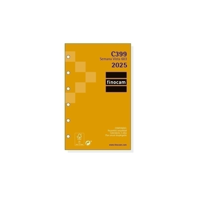 201250025-RECAM.AG.F. C399 CLASSIC 603 ANUAL S/V precio por 1 unidades