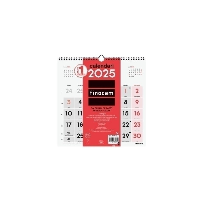 780580025-CAL.FIN.CAT. PARET MES 300x300 precio por 1 unidades