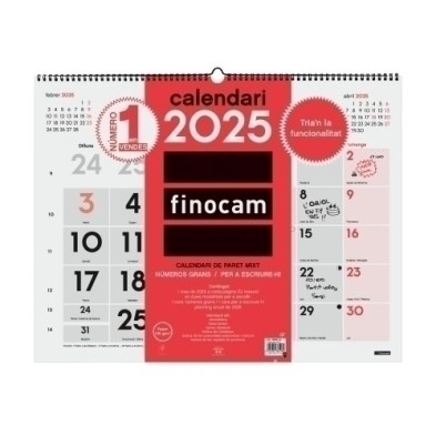 780050025-CAL.FIN.CAT. PARET MES XL 540x420 precio por 1 unidades