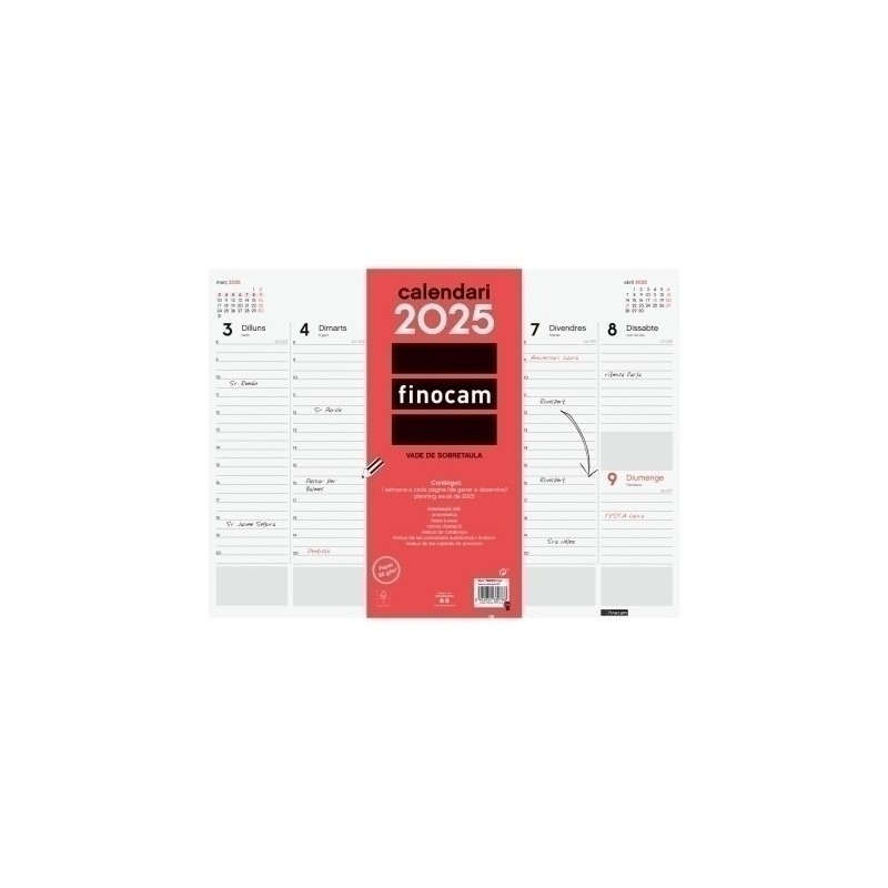 780250025-CAL.FIN.CAT. VADE S/V 420x310 precio por 1 unidades