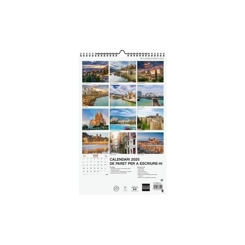 780564625-CAL.FIN.CAT. PARET 250x400 CIUTATS precio por 1 unidades