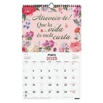 780564925-CAL.FIN.CAT. PARET 250x400 FRASES precio por 1 unidades
