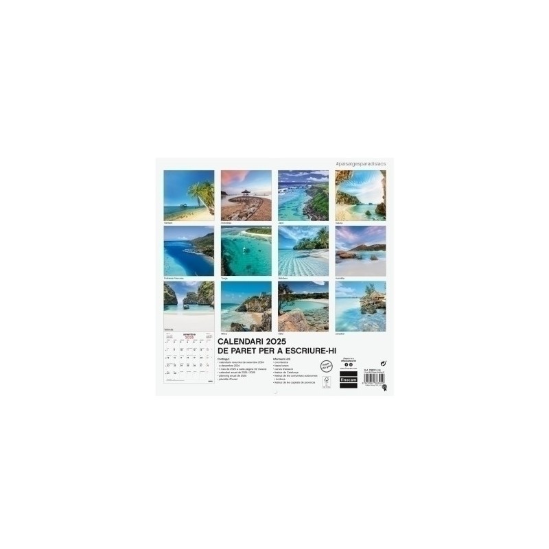 780314025-CAL.FIN.CAT. PARET 300x300 P.PARADISIACS precio por 1 unidades