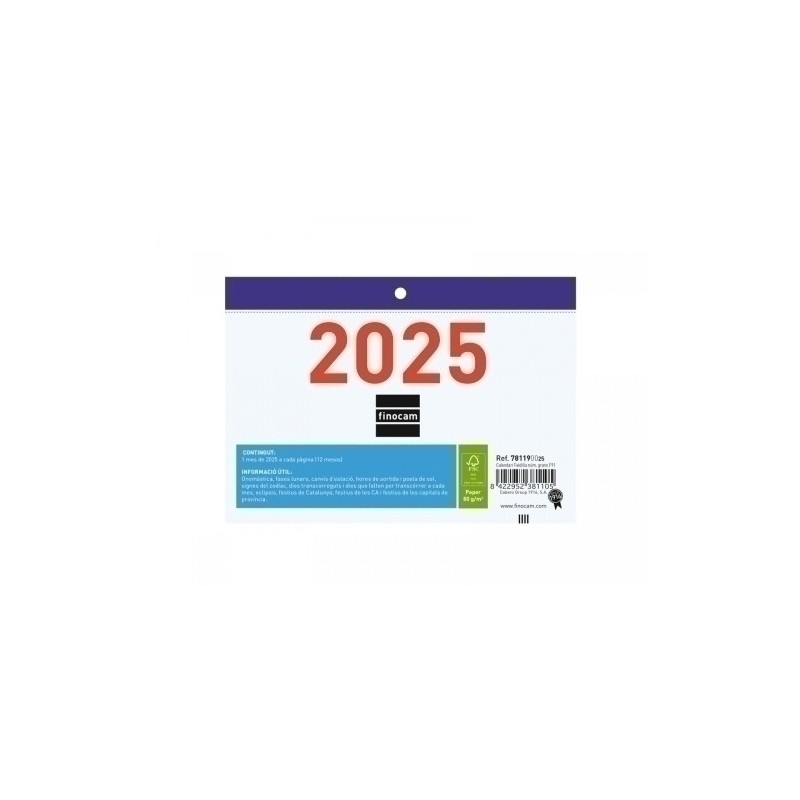 781190025-CAL.FIN.CAT. FALDILLA MES F91 150x105 precio por 1 unidades