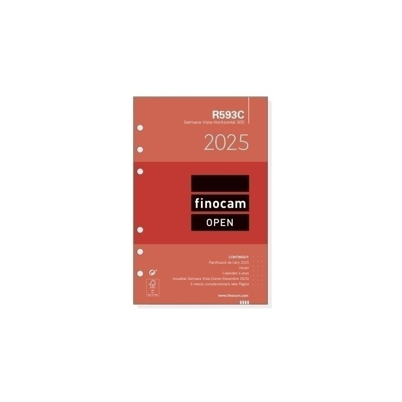 711830025-RECAM.AG.F.CAT. R593C OPEN 500 ANUAL S/V precio por 1 unidades