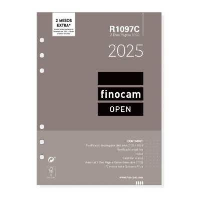 711860025-RECAM.AG.F.CAT. R1097C OPEN 1000 ANUAL 2 precio por 1 unidades