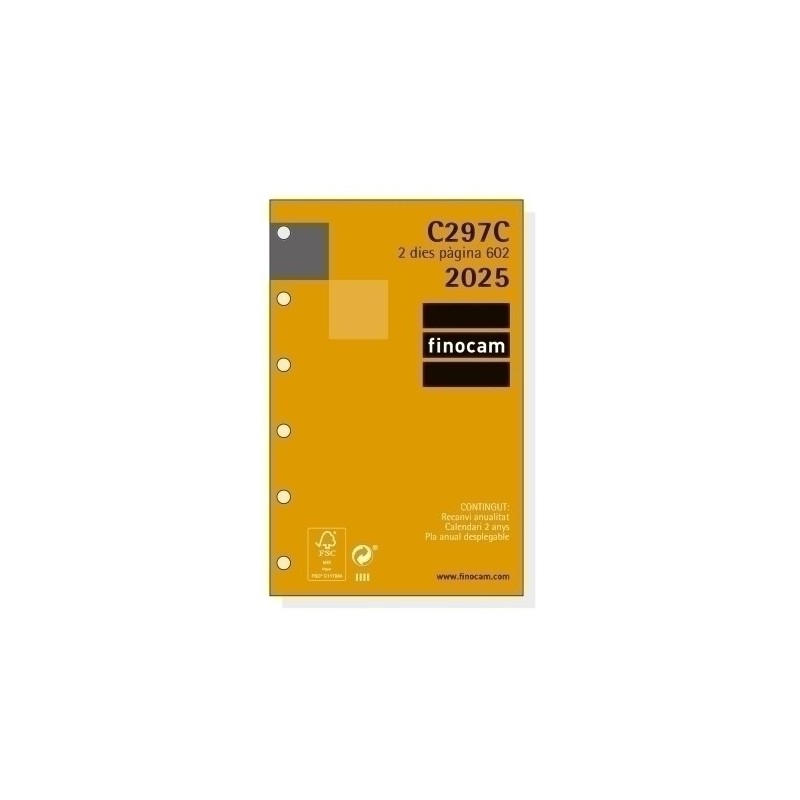 201380025-RECAM.AG.F.CAT. C297C CLASSIC 602 AN.2D/ precio por 1 unidades