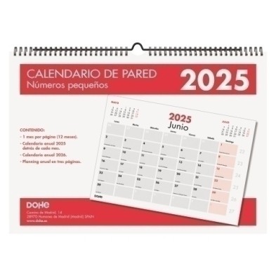 11640-25-CAL.DOHE PARED MES A3 Nº.PQ precio por 1 unidades