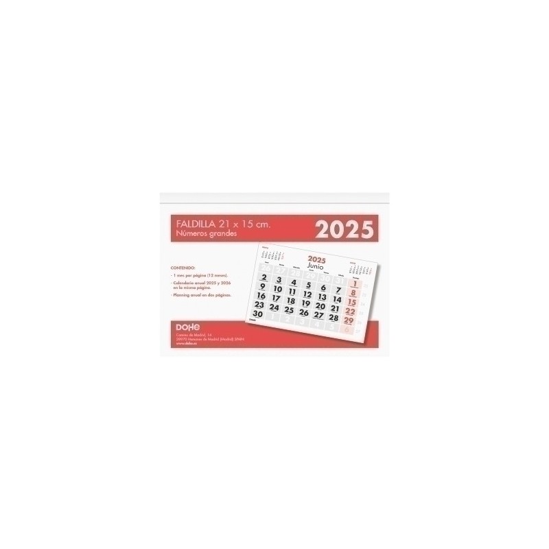 11646-25-CAL.DOHE PARED MES 15x21 Nº.GR precio por 1 unidades
