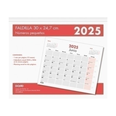 11645-25-CAL.DOHE PARED MES 24.7x30 Nº.PQ precio por 1 unidades