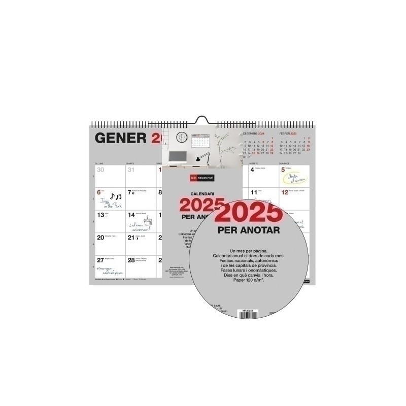 MR28251-CAL.MR.CAT. PARET BASIC MES A3 precio por 1 unidades