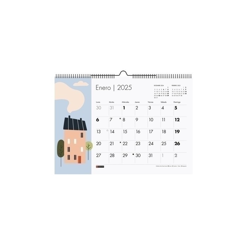 MR28265-CAL.MR. PARED TRENDS CASAS MES A3 precio por 1 unidades