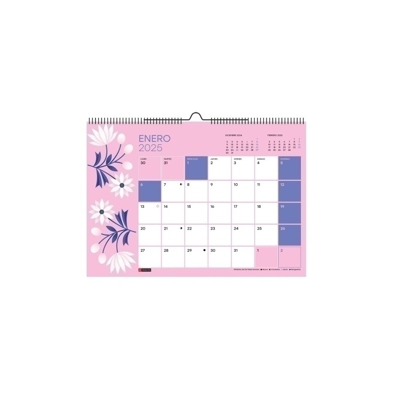 MR28267-CAL.MR. PARED TRENDS FLORES MES A3 precio por 1 unidades