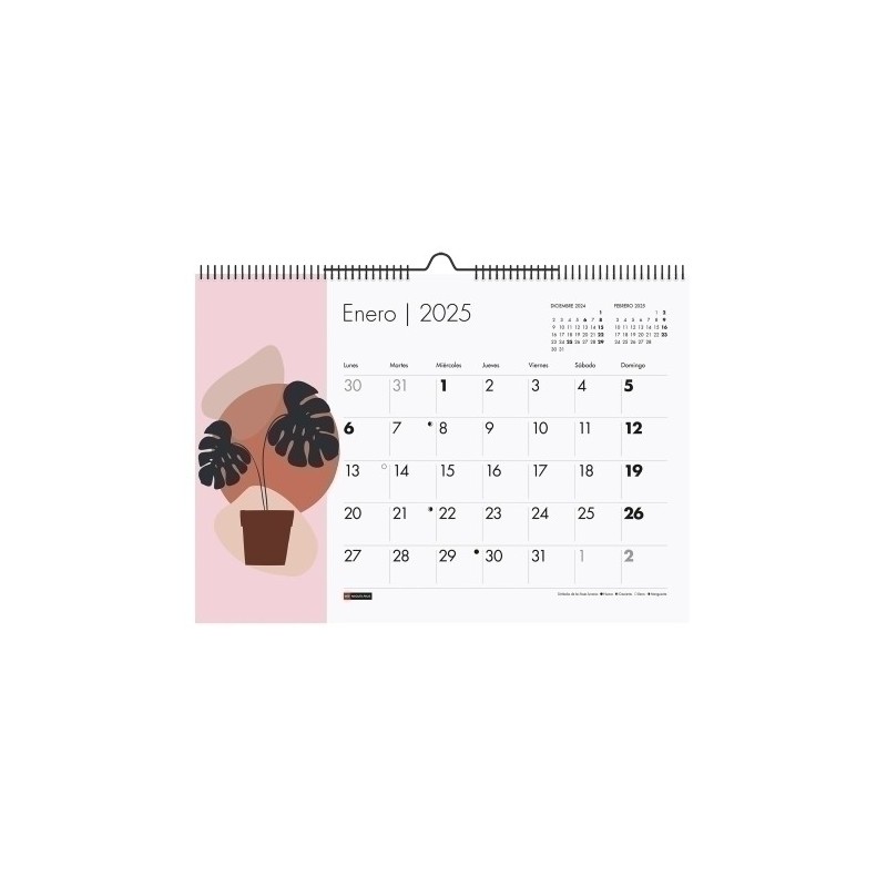 MR28269-CAL.MR. PARED TRENDS PAISAJES MES A3 precio por 1 unidades