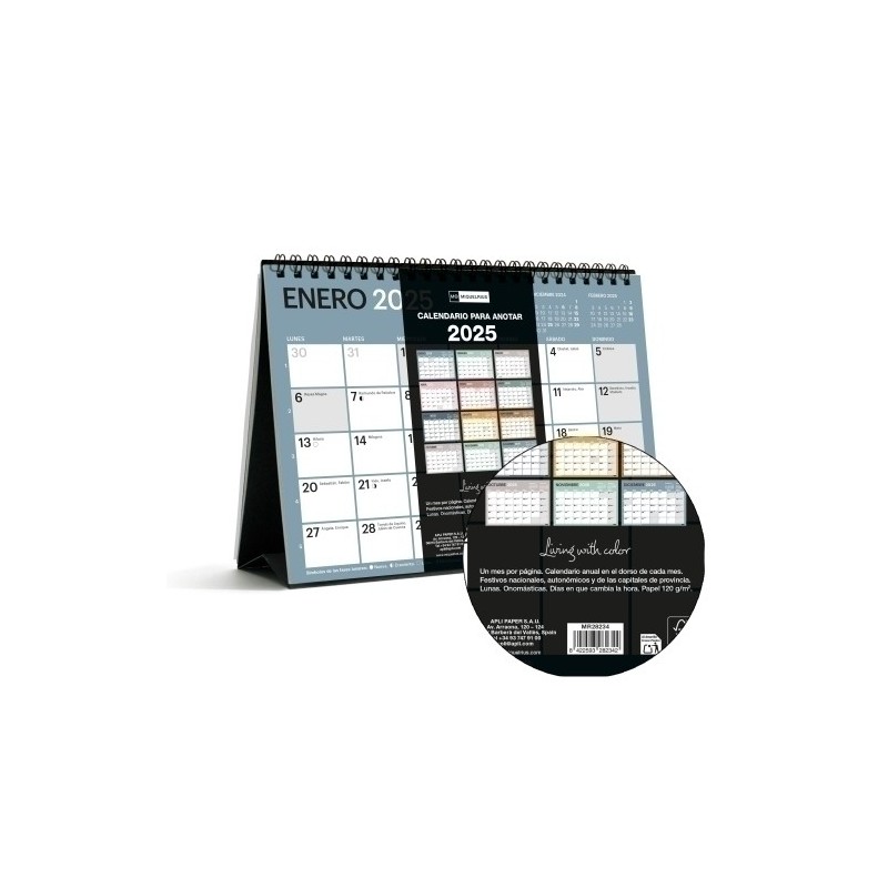 MR28234-CAL.MR. SOBR. DESIGN CHROMAT MES A5 precio por 1 unidades