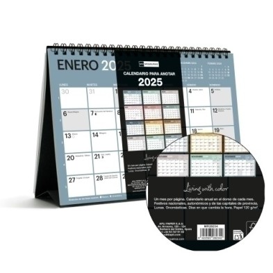 MR28234-CAL.MR. SOBR. DESIGN CHROMAT MES A5 precio por 1 unidades