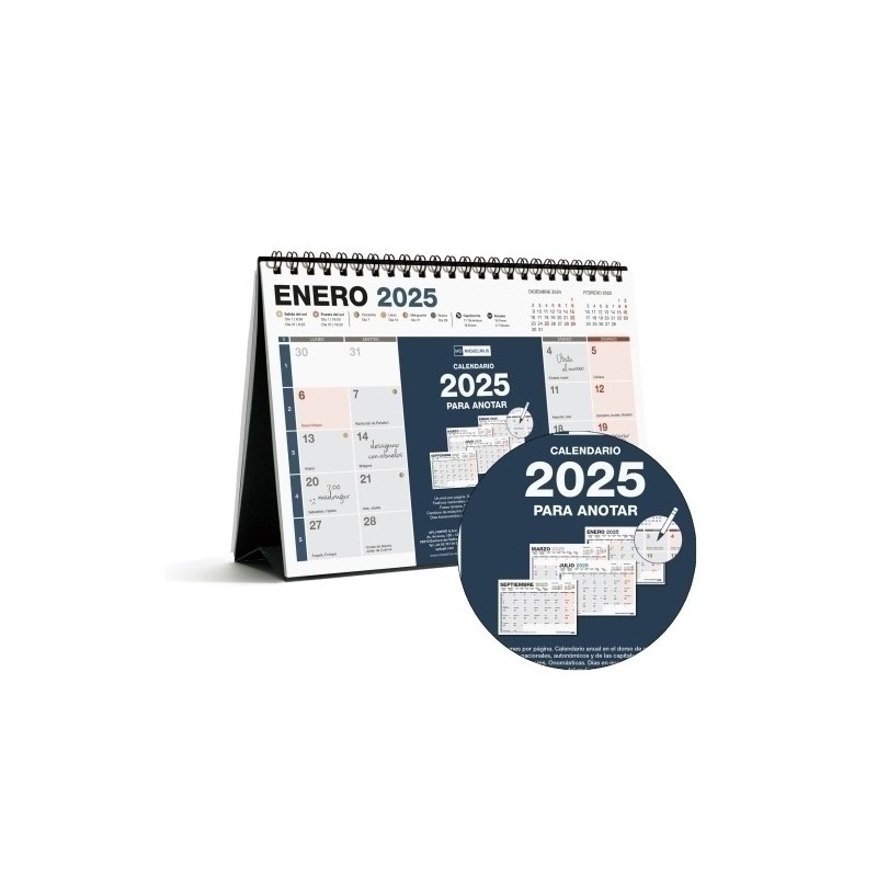 MR28262-CAL.MR. SOBR. DESIGN COMPLETO MES A5 precio por 1 unidades